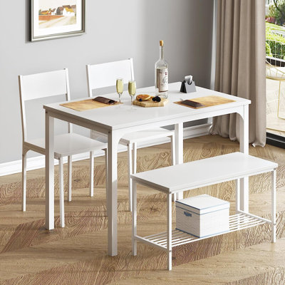 Four Leg Base Dining Set