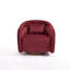 Fauteuil d'appoint pivotant avec assise rembourrée-129543135
