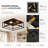 Briney 3 - Light 15.3" Dimmable Square Flush Mount