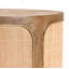 Table de bout ronde Otis au fini blé