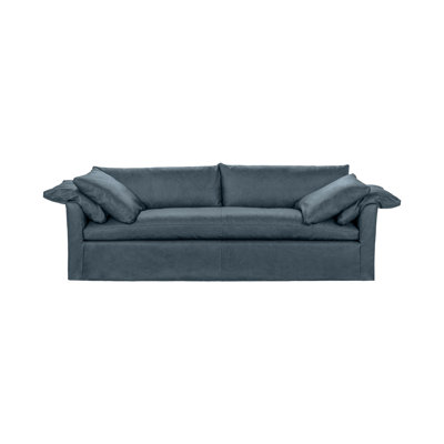 Cassiano Top Grain Leather Slip Cover Sofa