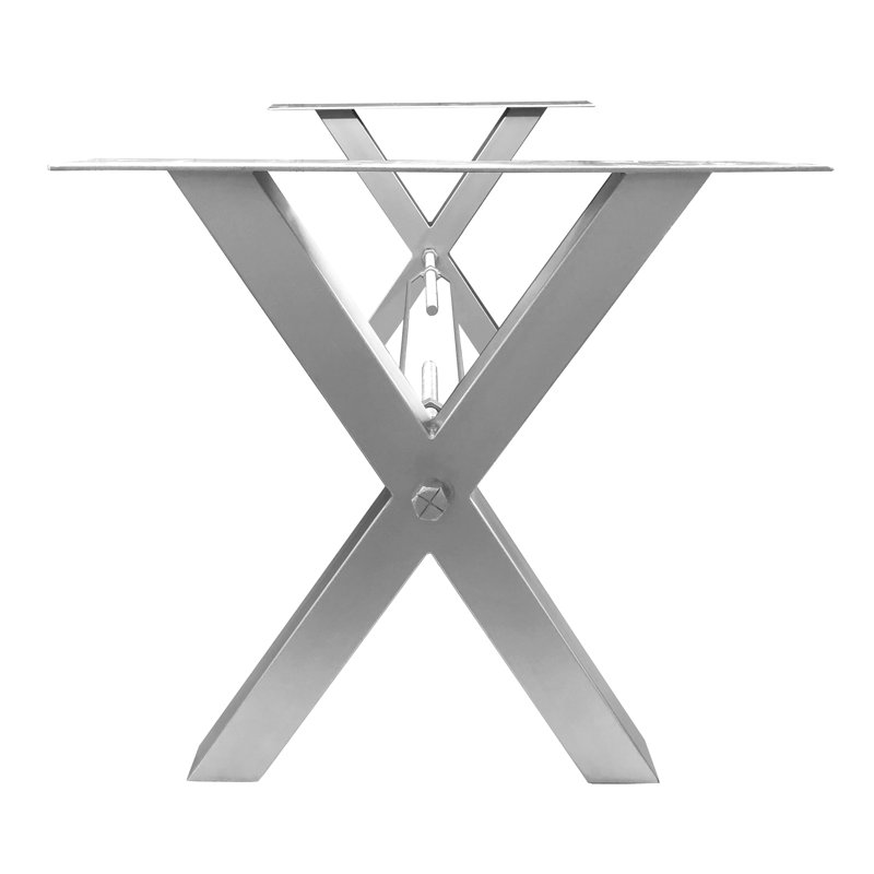Saco Table Leg, Silver