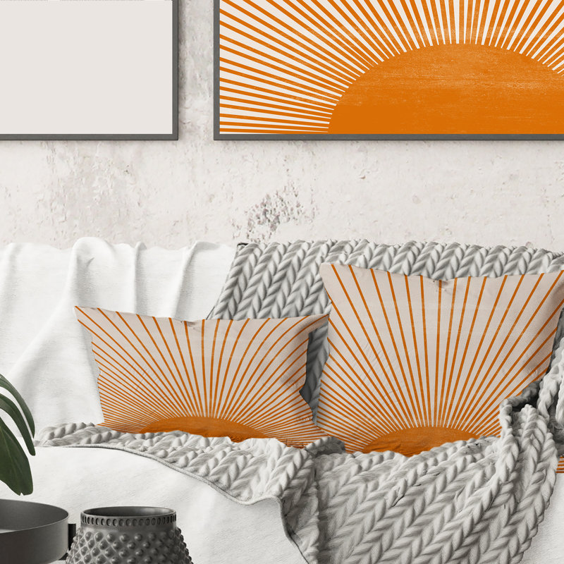 Sun III Rectangular Pillow Cover & Insert