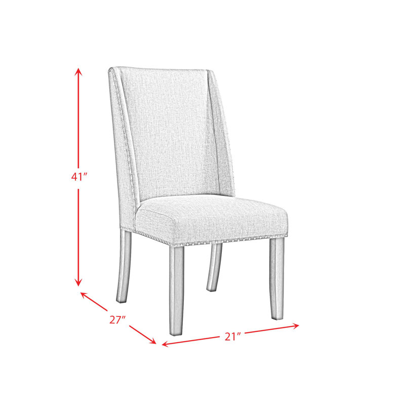 Ceyhan 14'' H Upholstered Parsons Chair