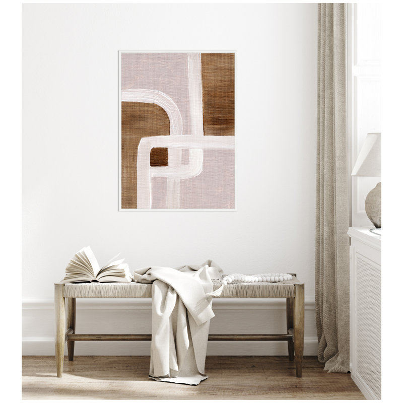 Rythme rythmique II par Nikita Jariwala, reproduction d'art sur toile encadrée