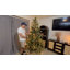Sapin de Noël artificiel illuminé 4,5 pi | 200 lumières claires UL, base en métal-1843067695