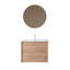 Meuble-lavabo 24 po avec lavabo, meuble de rangement mural moderne en contreplaqué flottant avec 2 tiroirs, lavabo en céramique blanc avec couvercle et drain, pré-assemblé-1369087566