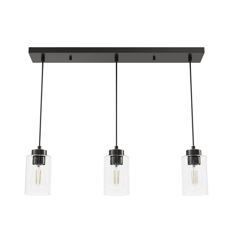 Hartland 3 - Light Cluster Modern Linear Pendant, Noble Bronze