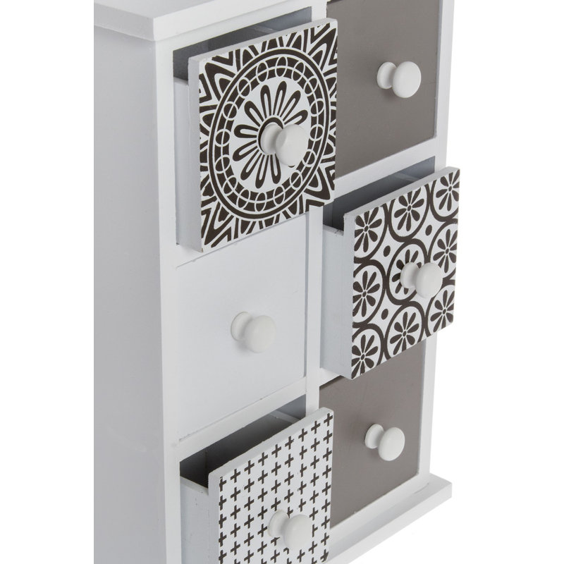 Romeo 21cm W 6 - Drawer Chest of Drawers