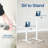 White 28" Pneumatic Mobile Workstation