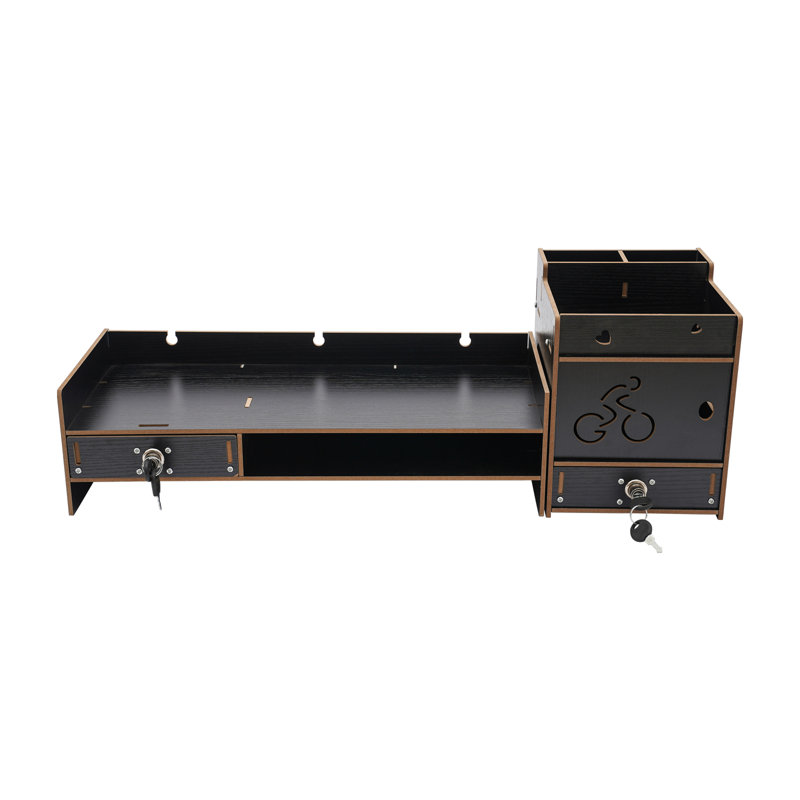 Support de bureau pour ordinateur, Noir