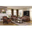 Loveseat with flared armrests in Achille genuine leather-1310077834