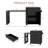 81.2" Rolling Kitchen Island with Extendable Dining Table, Power Outlet, Large Drawer & 2-Door Storage Cabinet-586494299