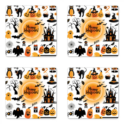 Square 4 Piece Coaster Set