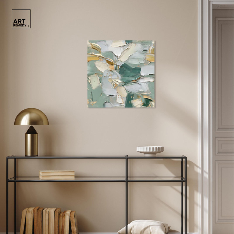 Toile abstraite Art Remedy, Toile tendue avec châssis, H 20 po x l 20 po