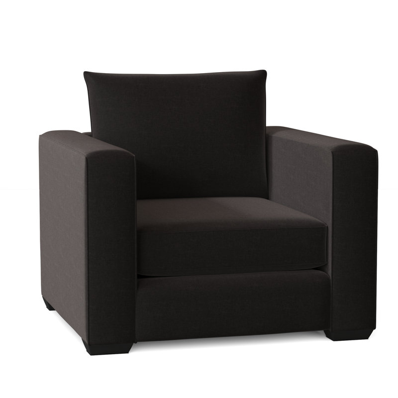 Fauteuil de 41 po de large Aceyn, Acier Entice