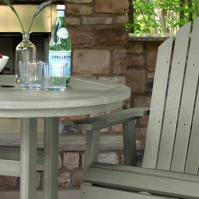 Anette 2-Person 36" Round, Counter-Height Dining Set, Eucalyptus