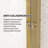 60" X 75" Shower Door Double Sliding Semi-Frameless With Brushed Gold & Nano Anti-Fog Easy-Clean Tempered Glass fro Bathroom-122040344