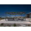 Pergola de patio en aluminium avec guirlandes multicolores de 48 pi-101189286