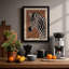 Zebra in Profile Modern - Framed Print-200656921-200656927