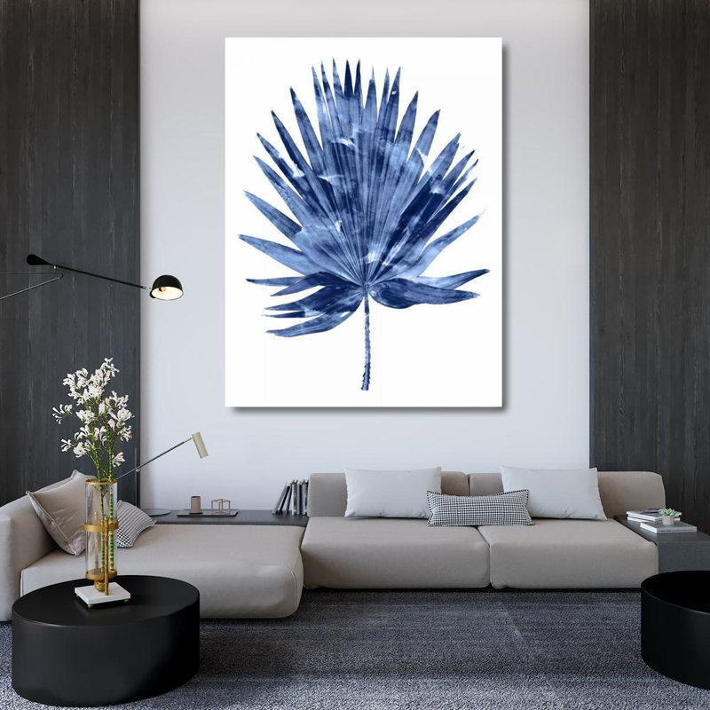 Bayou Breeze Miller, Melonie, reproduction d'art sur toile, palmier indigo IV, H 47 po x l 36 po