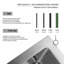 30 X 22 X 9 Inch Kitchen Sink Drop In 16 Gauge Stainless Steel 30" Single Bowl Topmount Kitchen Sink Basin