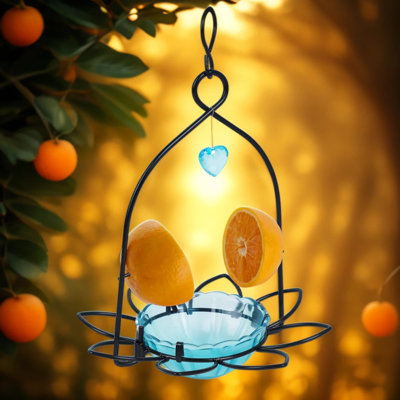 Mangeoire pour oiseaux avec bol amovible Oriole