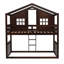 Lit superposé avec échelle House, lit en bois-939869354