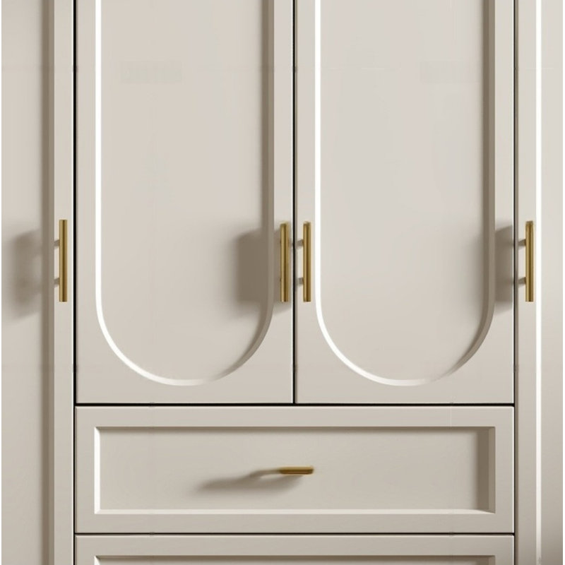Modern Simple Solid Color Fashion Wardrobe, 97.64" H x 55.12" W x 21.65" D