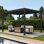 111A Pergola en aluminium anthracite de 3 m x 4 m