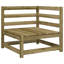 Brayden Studio 5 Piece Garden Sofa Set Impregnated Wood Pine-1923782400-1923782415