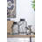 Clear/Black Glass Table Vase-1809072382