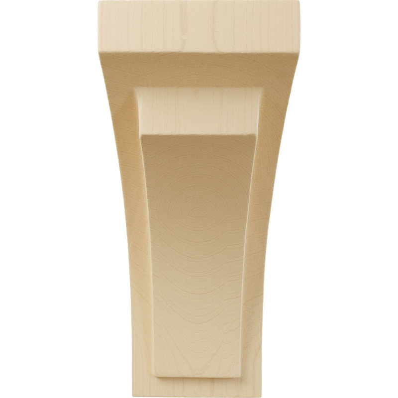 Mini corbeau en bois Felix l 2 1/2 po x P 3 3/4 po x H 6 po, Érable, L 2,5 po x H 6 po x P 3,75 po
