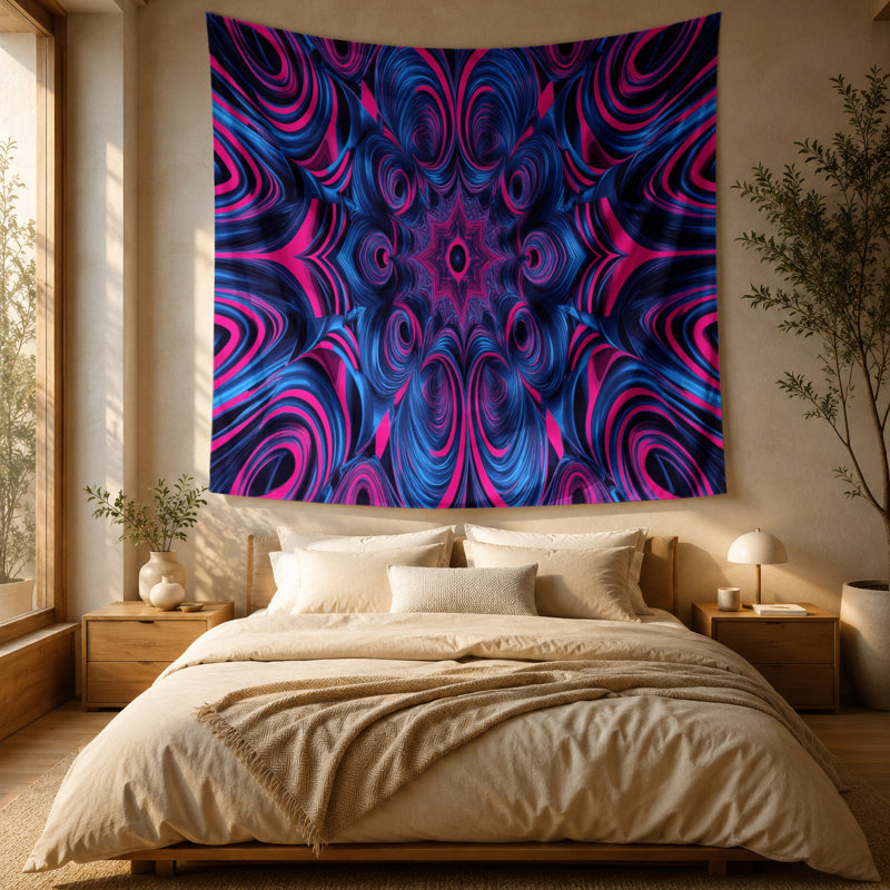 Tapisserie murale Op Art 20, 88 po x 104 po