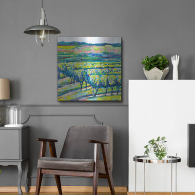 Red Barrel Studio® «All In A Row» par Jeanette Vertentes, art mural en métal