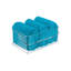 Panier de rangement iDesign 37560, 22,4 cm (L) x 13,5 cm (l) x 17,5 cm (H), chromé transparent