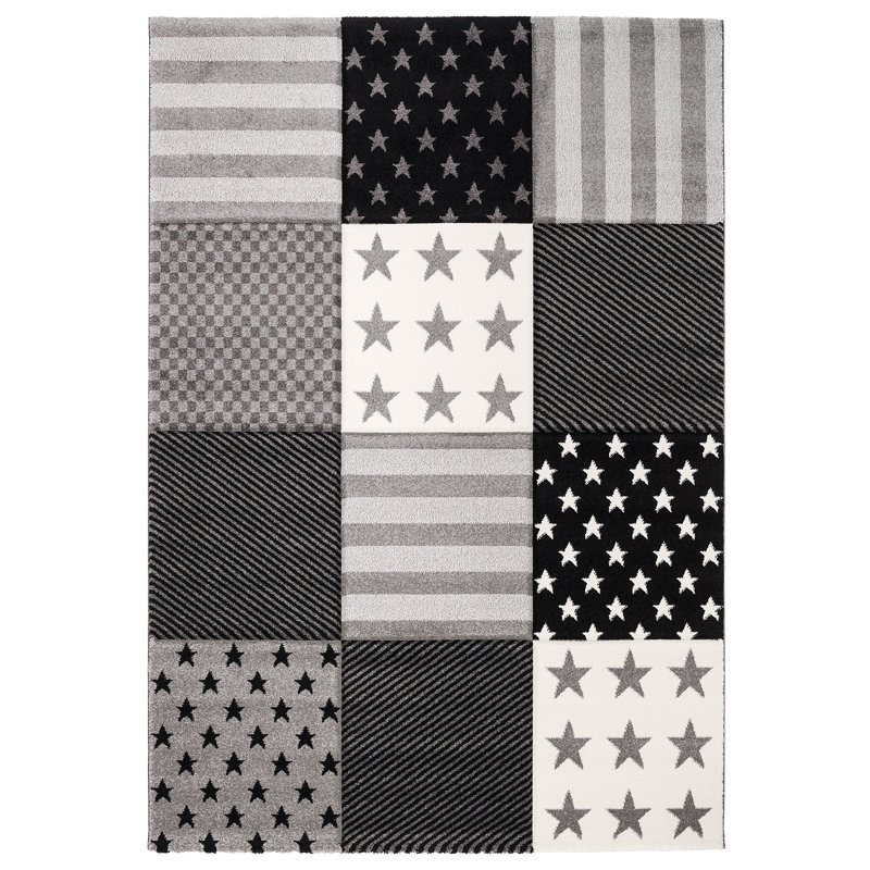 Delyth Geometric Area Rug, Rectangle 120 x 170cm