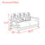 Canapé luxueux en tissu léger de style américain-652732809