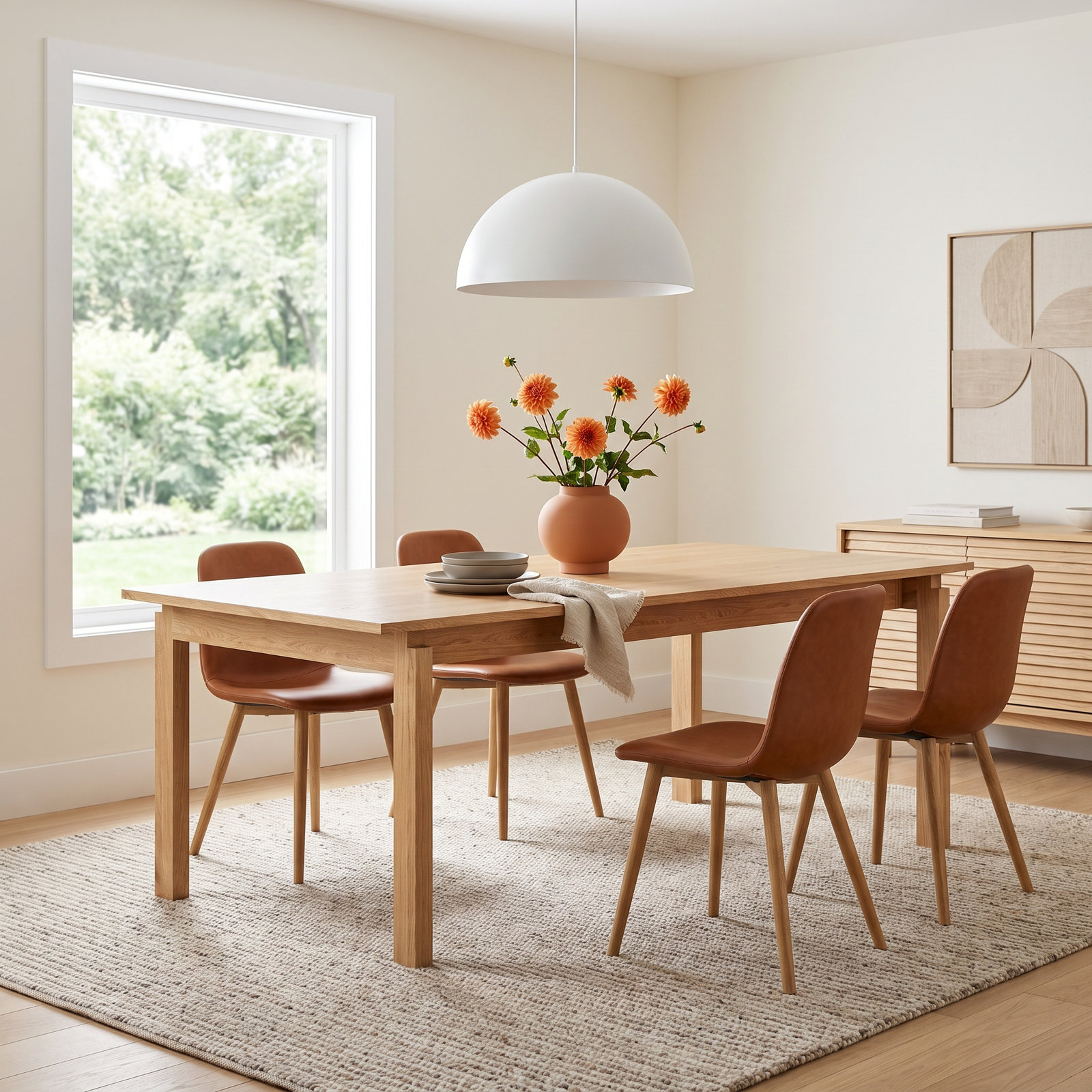Annex Extendable Dining Table, Oak