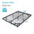 Floating Metal Bed Frame With LED Lights, Underbed Storage, No Box Spring Needed-96310571-90204452