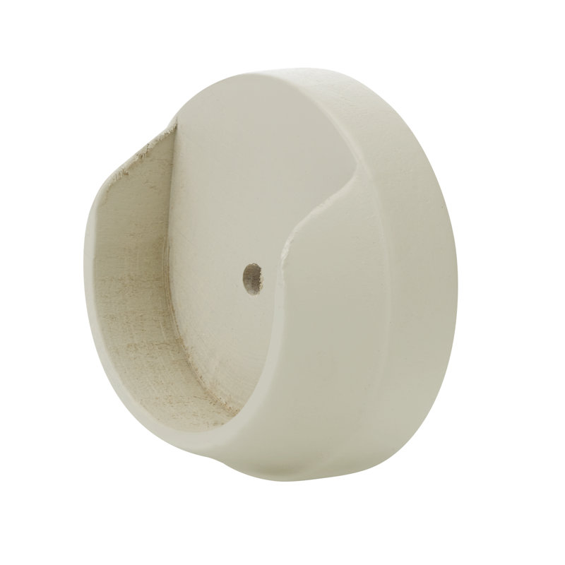 Keswick Wood Rod Socket, French Grey, 5.0cm