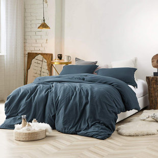  Ensemble de housse de couette surdimensionné en microfibre prélavée gonflant Natural