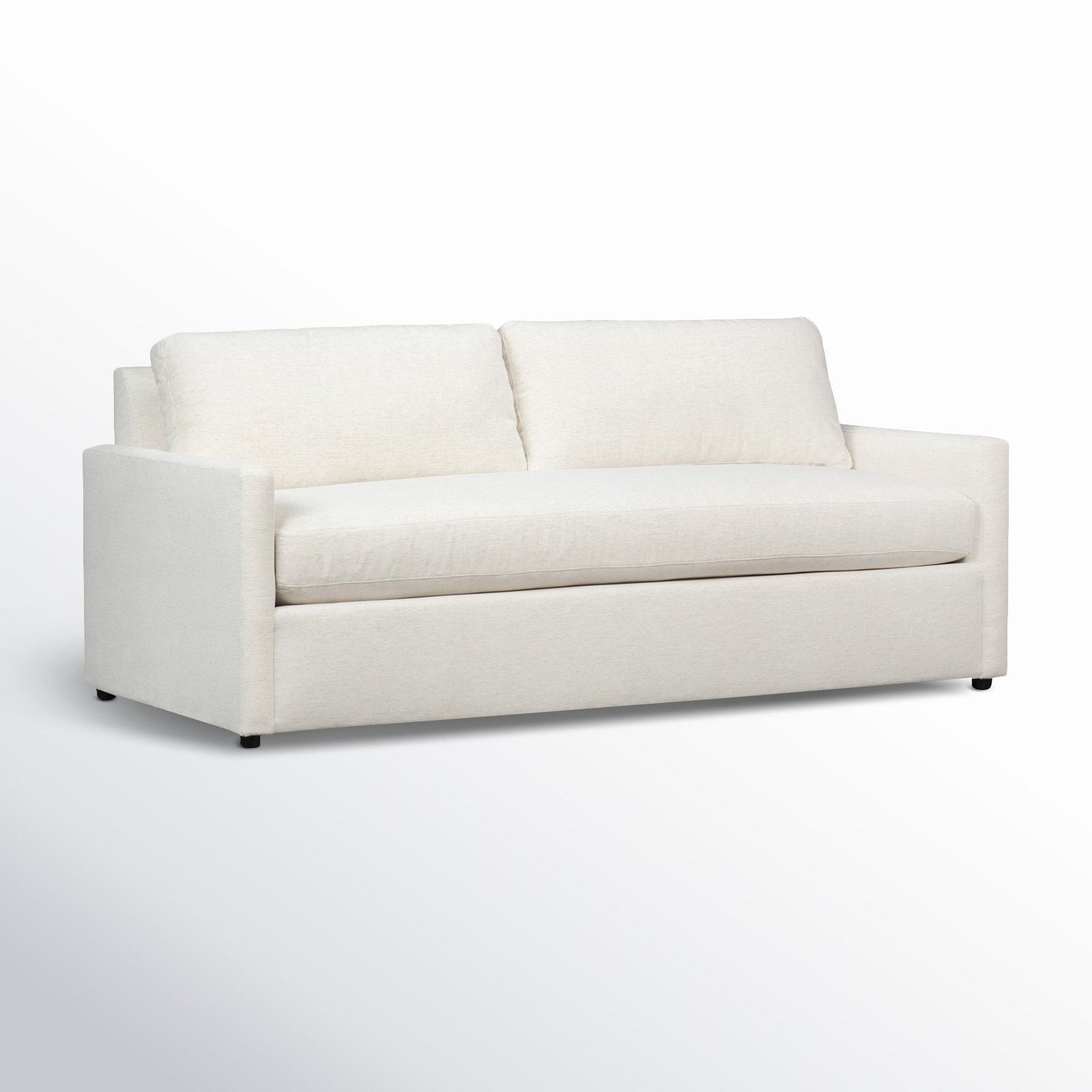 Damari 84'' Sofa, Nomad Snow Crypton® Chenille