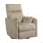 Modern Swivel Glider Reclining Chair Brown Microfiber Upholstery Plush Comfort Matching Pillows Living Room Furniture 1Pc-993377226