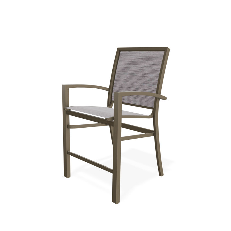 Tabouret de comptoir d'extérieur 26 po Kendall, Bois de plage, Fossile