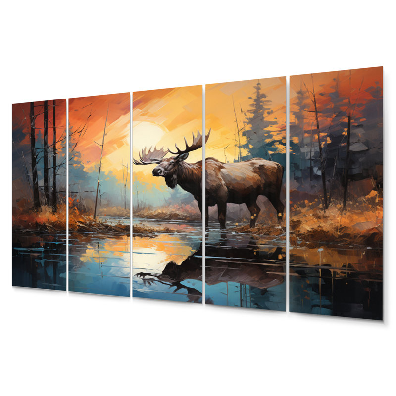Canada Majestic Moose IV Cities & Countries Wall Decor
