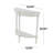 Mcbroom Wood Half Moon 1 Shelf Console Table-1362153406