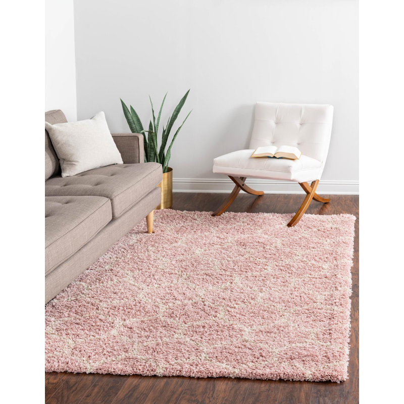 Geometric Indoor Rug, Rectangle 5'3" x 8'