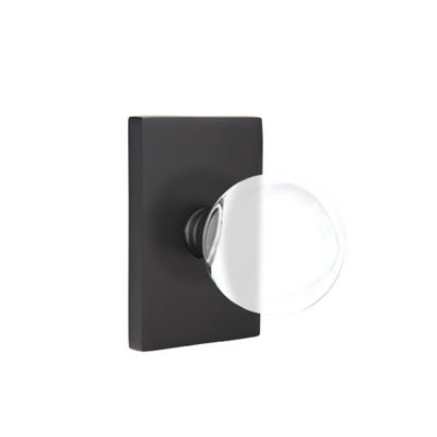 Passage Bristol Knob with Modern Rectangular Rose