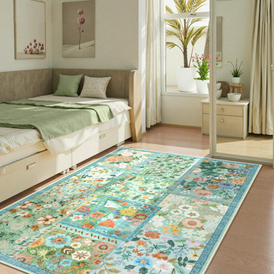 Tapis lavables à la machine Kaldi pour le bureau de la salle à manger, grand tapis pour chambre d'enfant